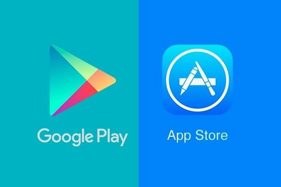 kho Google Play và App Store