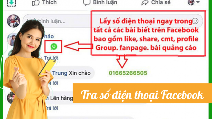 tra số điện thoại từ facebook comment