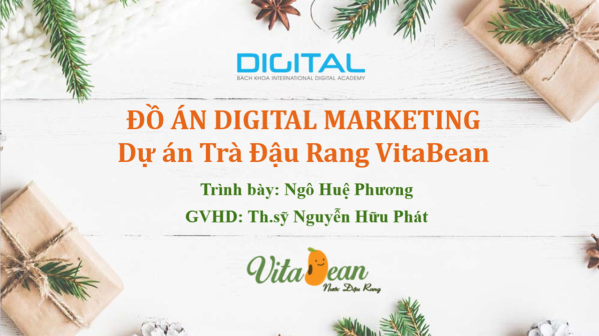 ĐỒ ÁN DIGITAL MARKETINGDự án Trà Đậu Rang VitaBean